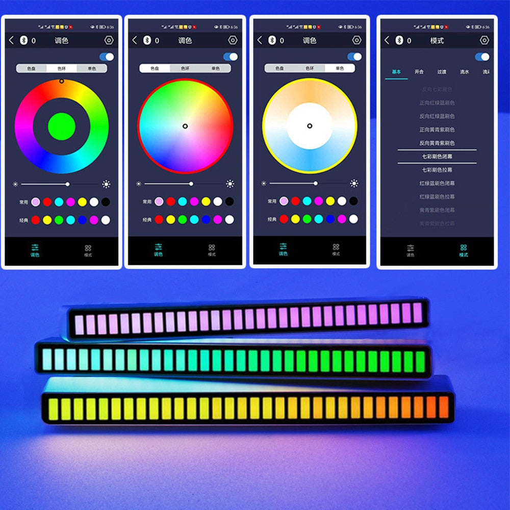 RGB Musik Sound Licht Bar 5V USB 16/32Led App Steuerung