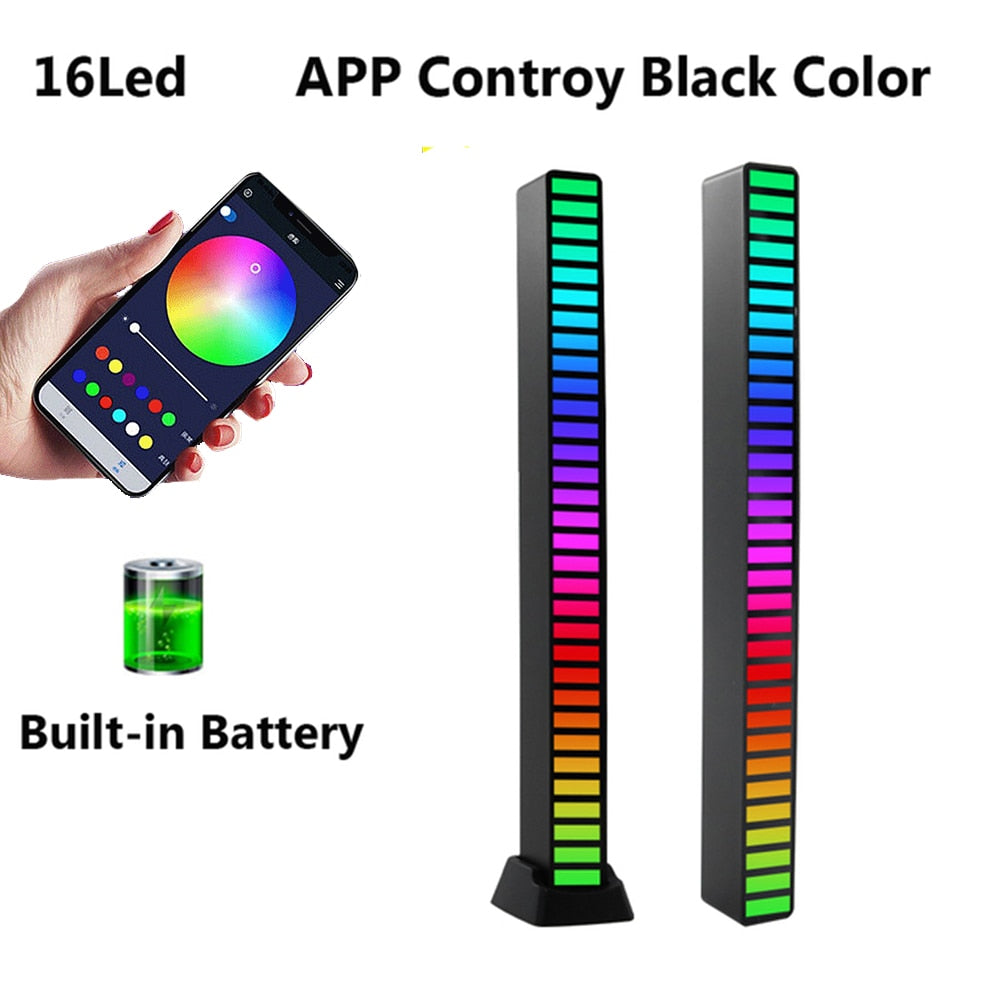 RGB Musik Sound Licht Bar 5V USB 16/32Led App Steuerung