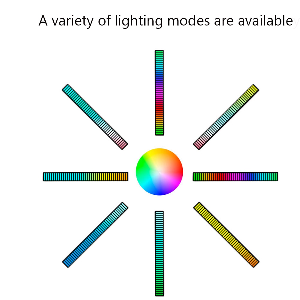 RGB Musik Sound Licht Bar 5V USB 16/32Led App Steuerung
