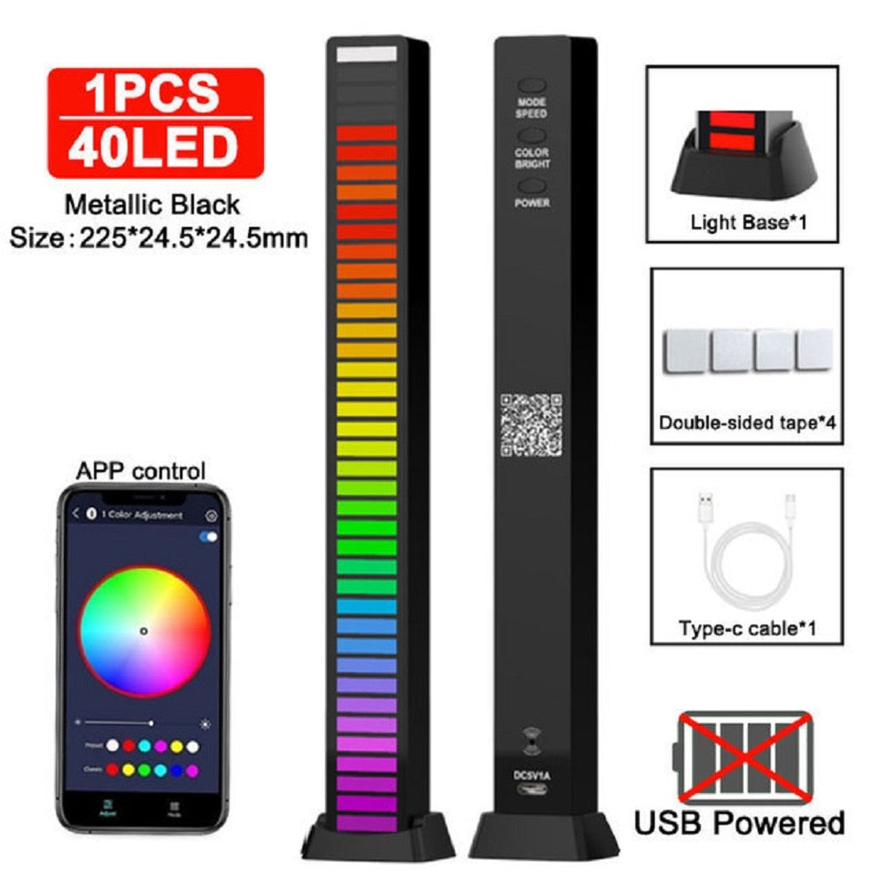RGB Musik Sound Licht Bar 5V USB 16/32Led App Steuerung