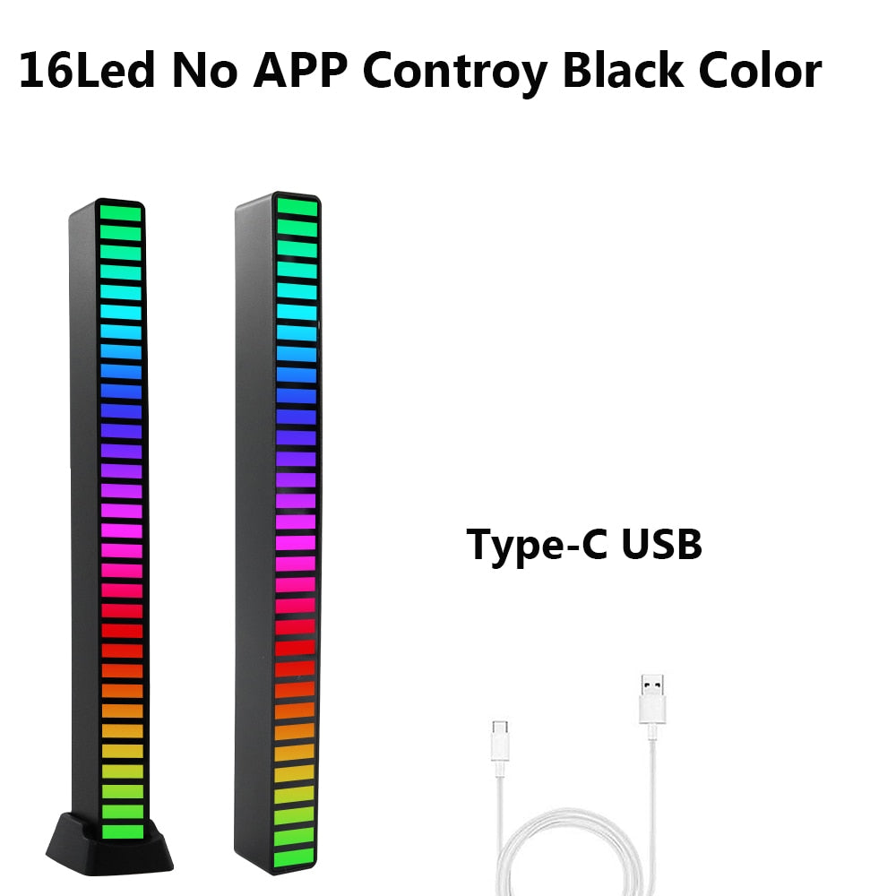 RGB Musik Sound Licht Bar 5V USB 16/32Led App Steuerung