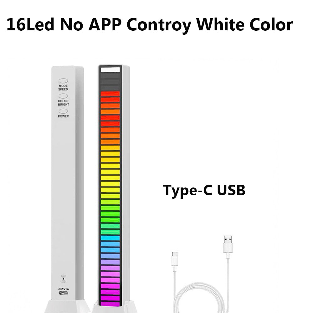 RGB Musik Sound Licht Bar 5V USB 16/32Led App Steuerung