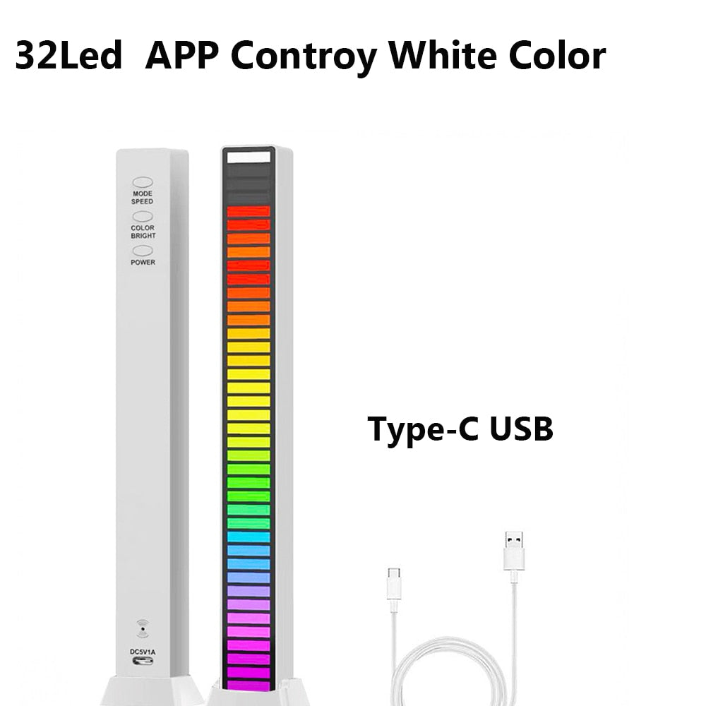 RGB Musik Sound Licht Bar 5V USB 16/32Led App Steuerung