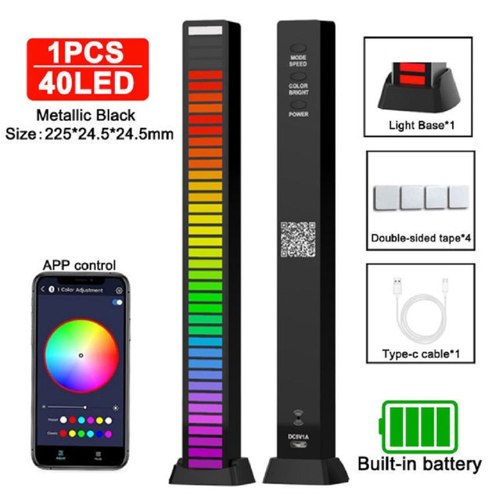 RGB Musik Sound Licht Bar 5V USB 16/32Led App Steuerung